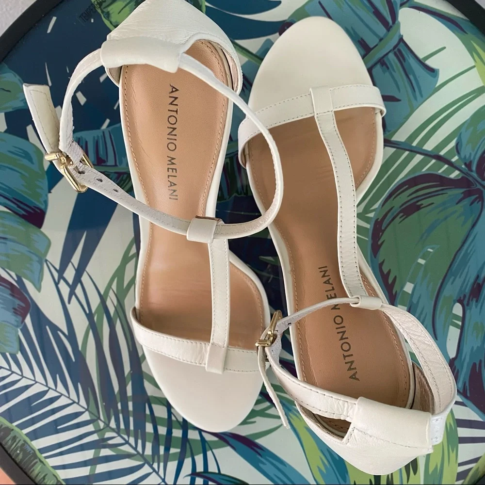 ANTONIO MELANI AUDREY T-STRAP SANDALS